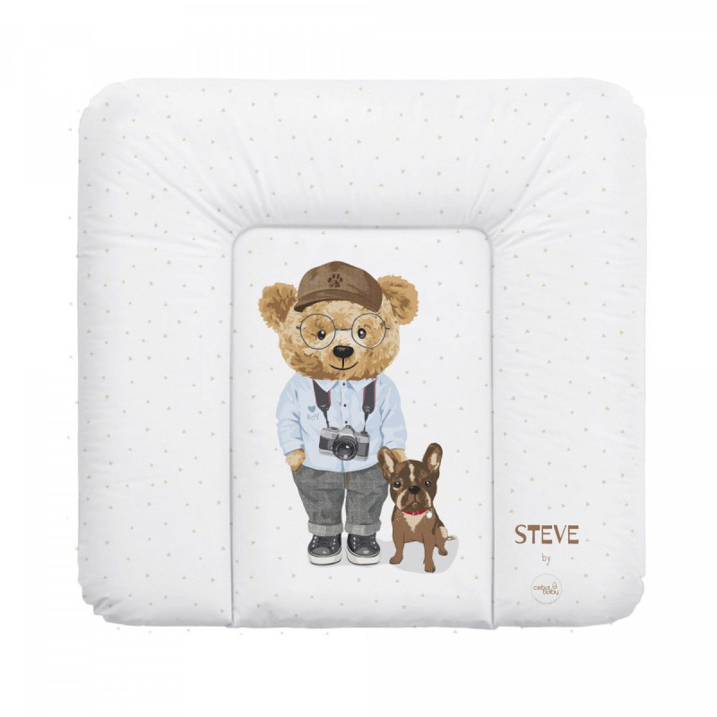 Повивальний матрац Cebababy 75x72 Fluffy Puffy W-144-132-687, Steve, хлопчик