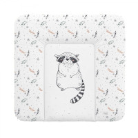 Повивальний матрац Cebababy 75x72 Retro Autumn W-144-000-636, Raccoon, білий