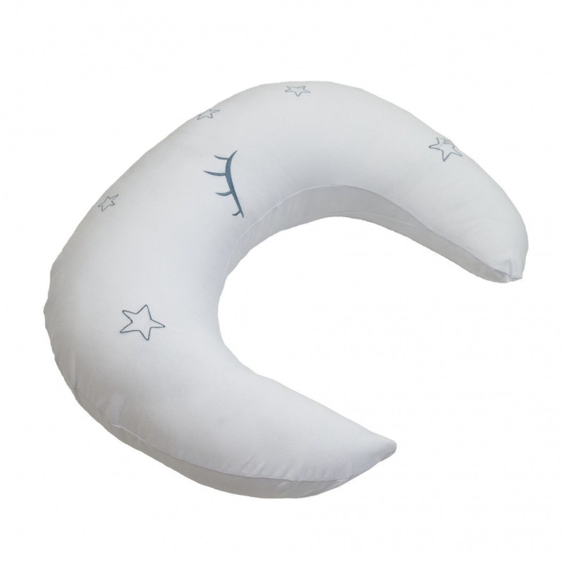 Подушка для вагітних Twins Moon (трикотаж) 1204-TM-01, white, білий