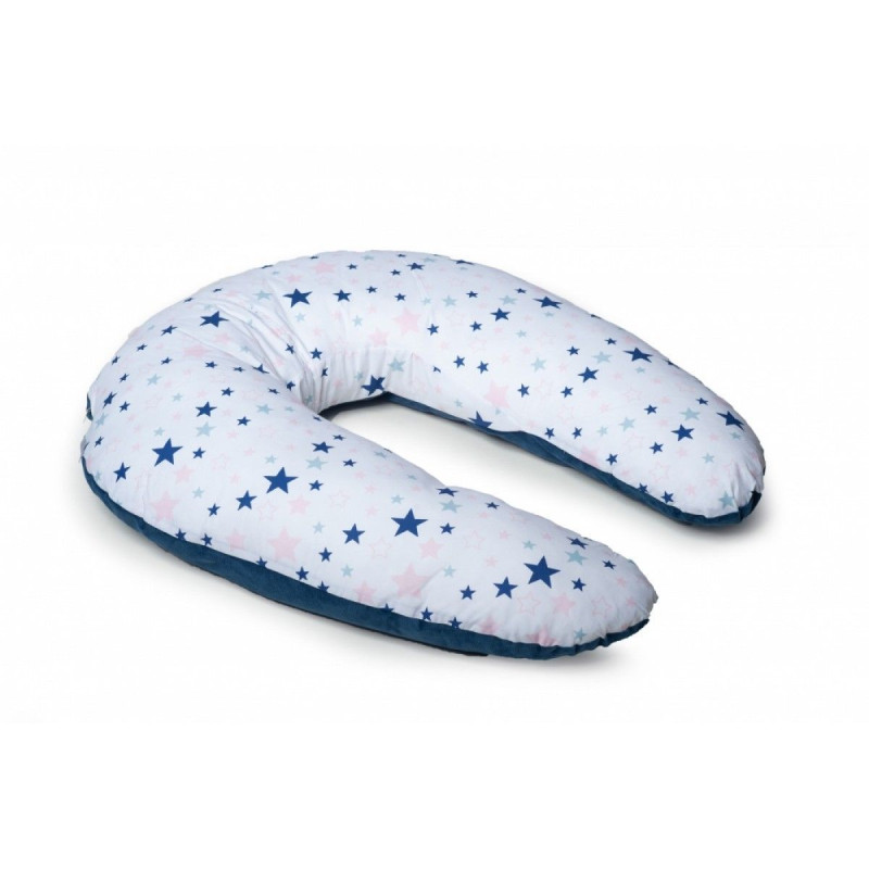 Подушка для вагітних Twins Velvet 1203-TV-09, dark blue, синій