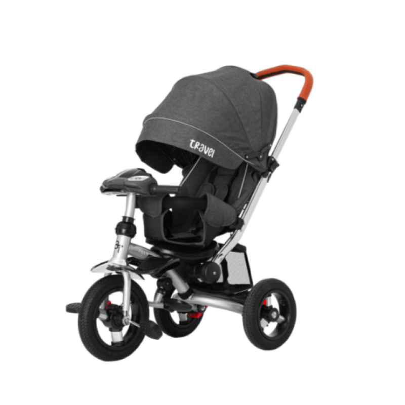 Велосипед триколісний TILLY TRAVEL T-387/1 Фіолетовий льон /1/