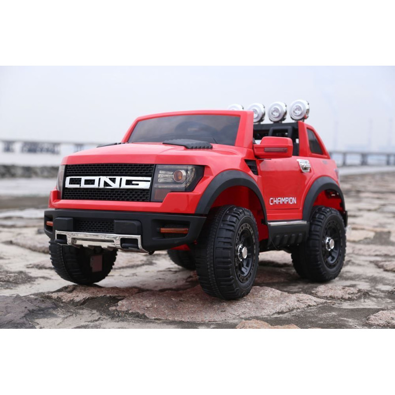 Ел-мобіль T-7819 EVA RED джип на Bluetooth 2.4G Р/У 12V7AH мотор 2*30W з MP3 121*76*73 /1/