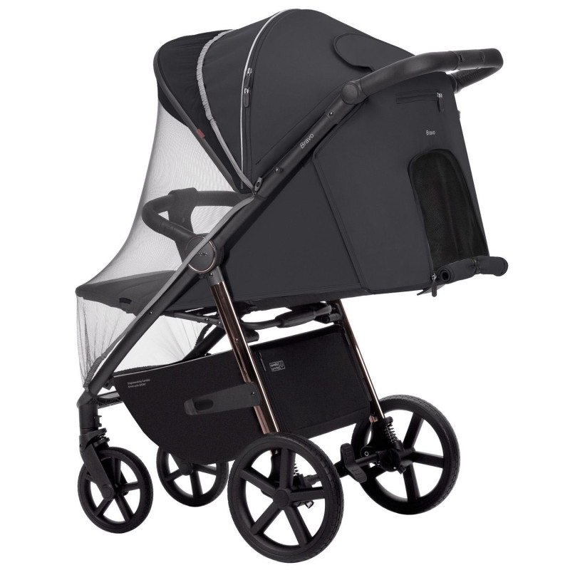 Прогулянкова коляска CARRELLO Bravo CRL-5515 Jet Black /1/