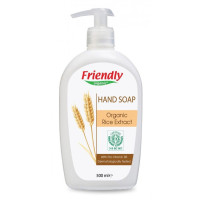 Органічне рідке мило для рук з екстрактом рису Friendly Organic 500 мл