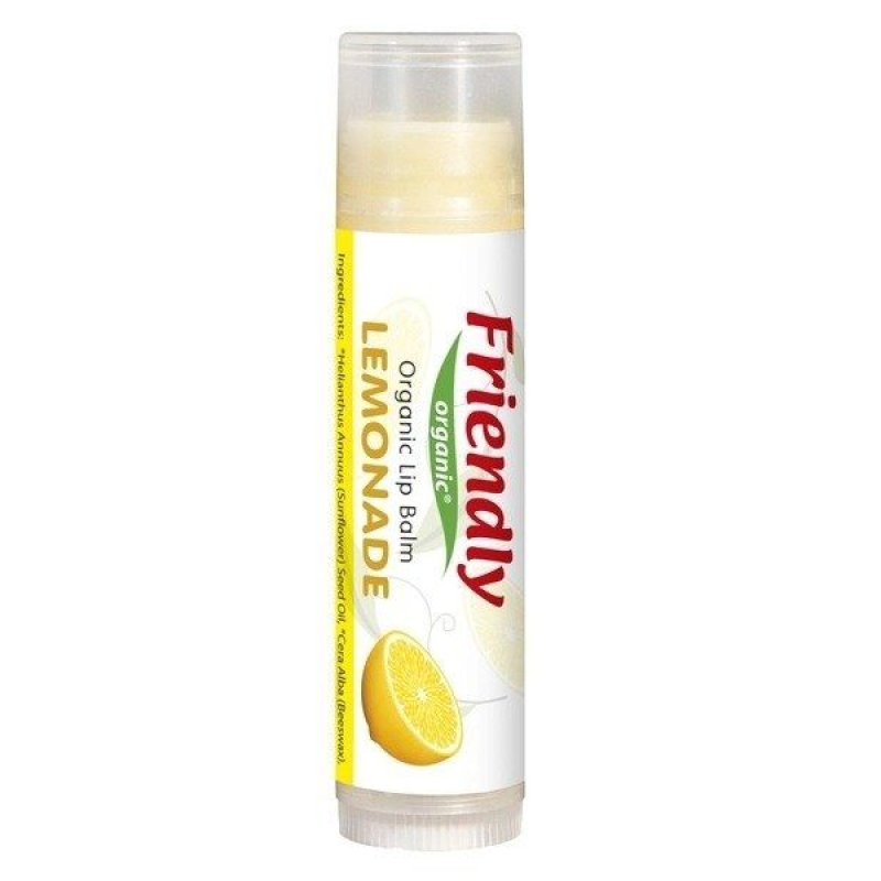 Органічний бальзам для губ Friendly Organic лимонад 4,25 гр
