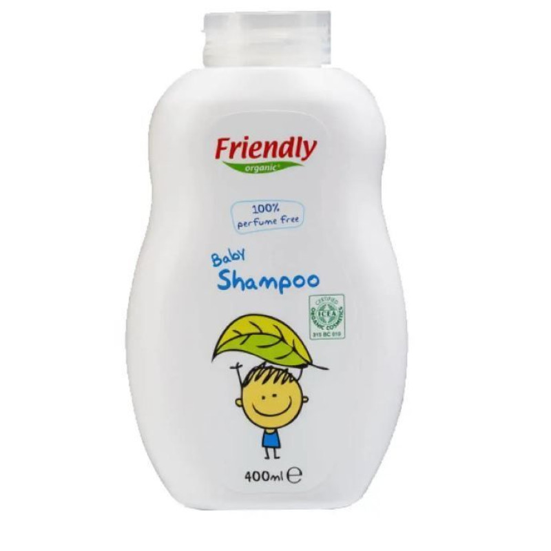Органічний дитячий шампунь-гель Friendly Organic без запаху 400 мл