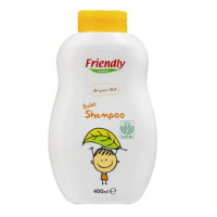 Органічний дитячий шампунь-гель Friendly Organic з екстрактом вівса 400 мл