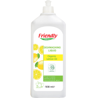 Органічний засіб для миття посуду Friendly Organic з лимонною олією 1000 мл