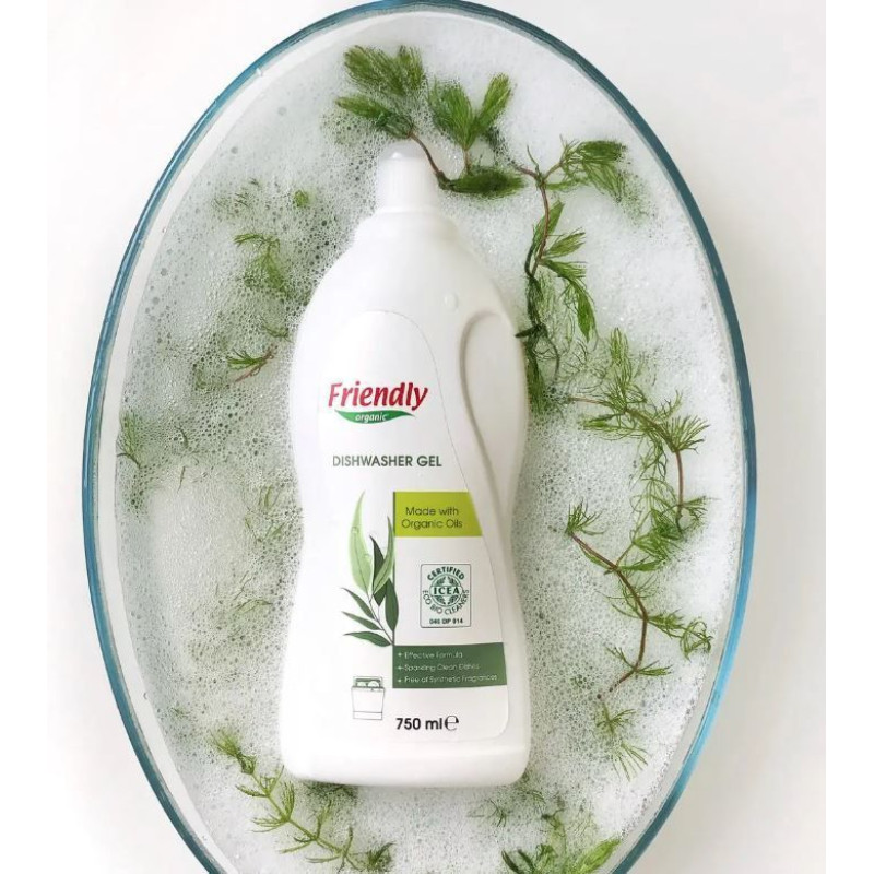 Органічний миючий гель для посудомийної машини Friendly Organic 750 мл