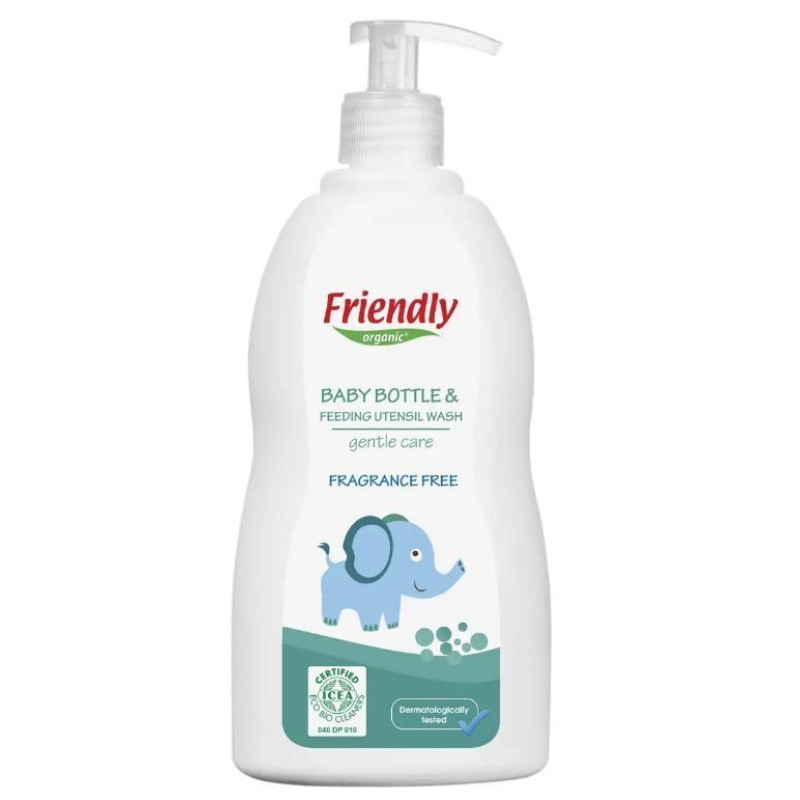 Органічний миючий засіб для дитячого посуду, пляшок, сосок Friendly Organic 500 мл