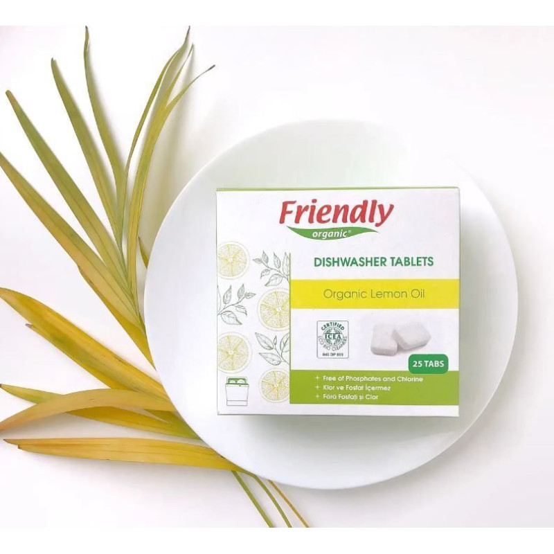 Органічні таблетки для посудомийної машини Friendly Organic 25 шт