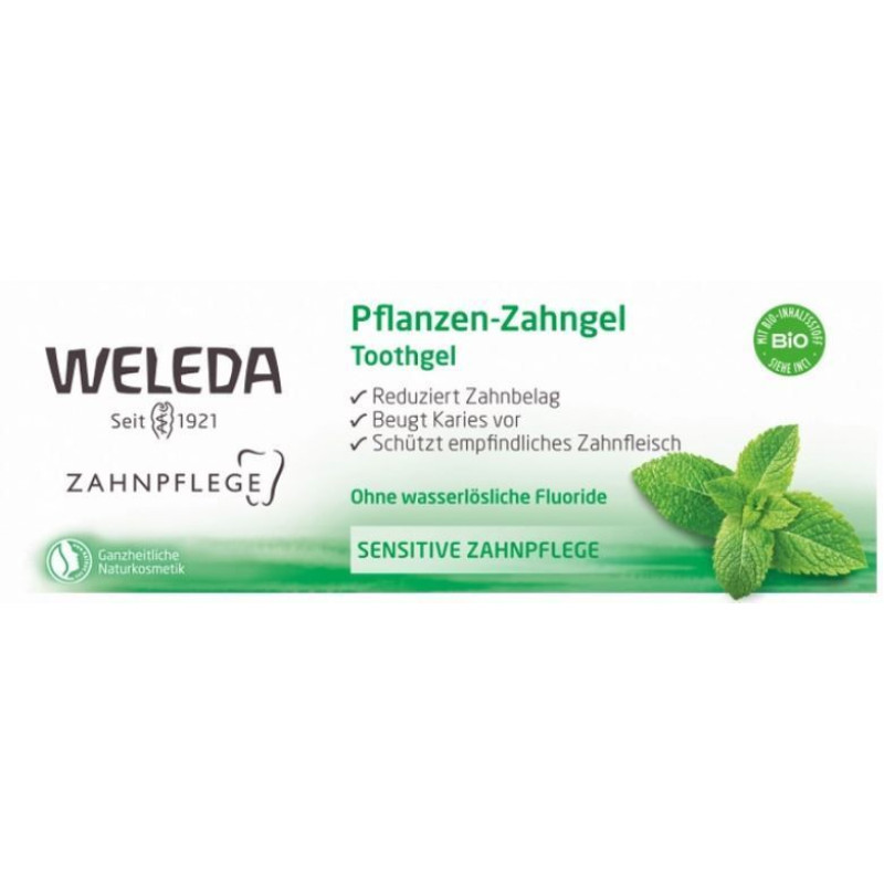 Зубний гель на травах Weleda