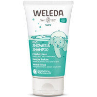Дитячий шампунь-гель 2 в 1 м'ята Weleda
