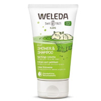 Дитячий шампунь-гель 2 в 1 лайм Weleda