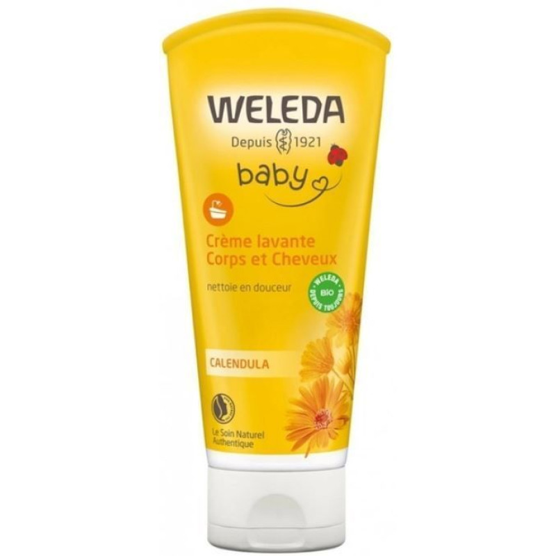 Календула дитячий шампунь-гель для волосся та тіла Weleda