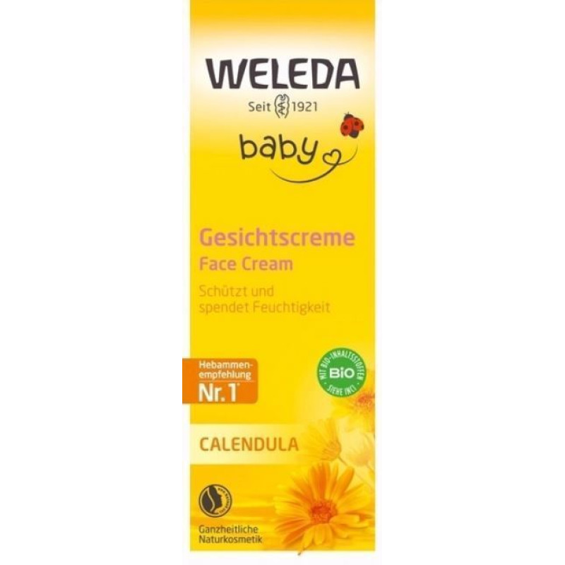 Календула дитячий крем для обличчя Weleda
