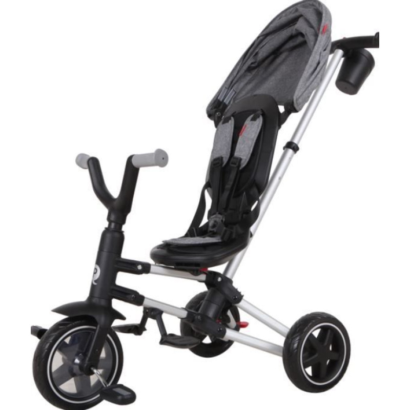 Велосипед складаний триколісний дитячий Qplay Nova EVA Grey