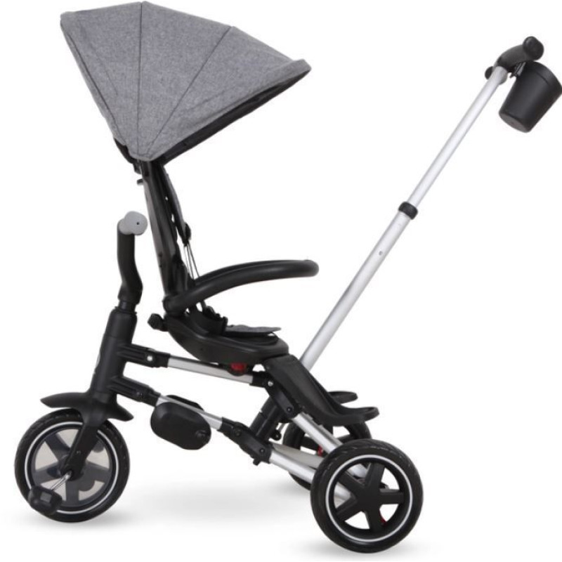 Велосипед складаний триколісний дитячий Qplay Nova EVA Grey