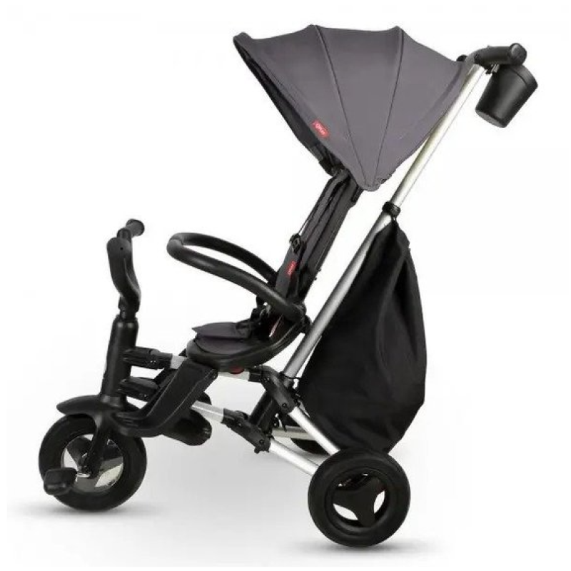 Велосипед складаний триколісний дитячий Qplay Nova+ Rubber Blue