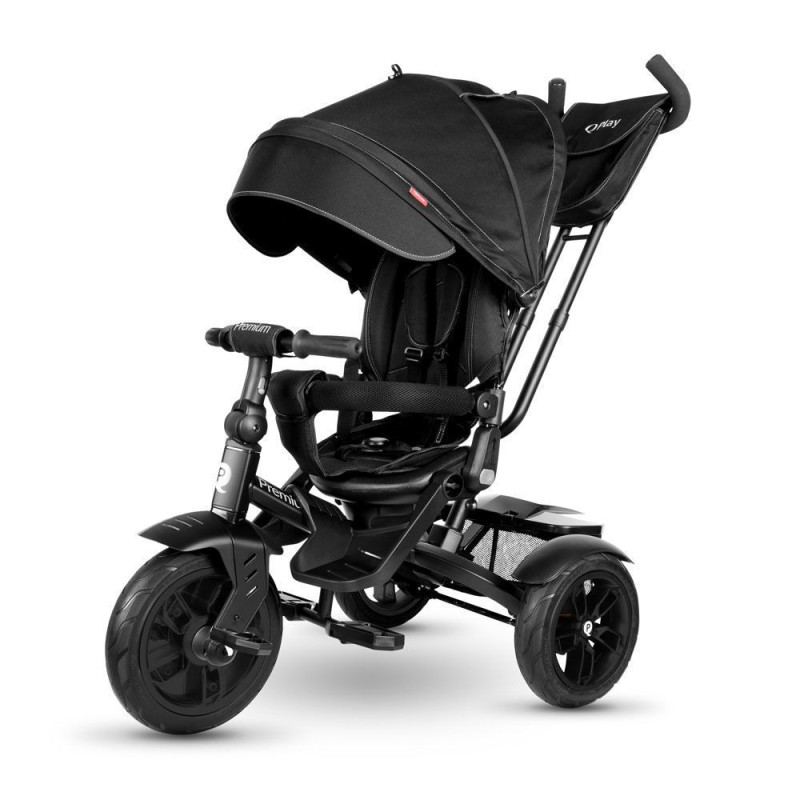 Велосипед складаний триколісний дитячий Qplay Premium Black