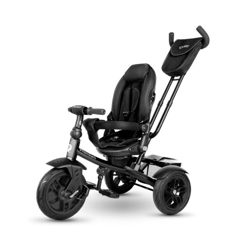 Велосипед складаний триколісний дитячий Qplay Premium Black