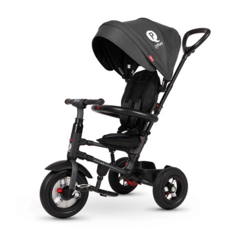 Велосипед складаний триколісний дитячий Qplay RITO AIR Black