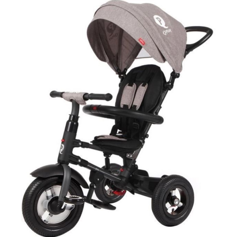Велосипед складаний триколісний дитячий Qplay RITO AIR Grey