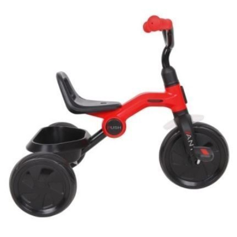 Велосипед складаний триколісний дитячий із батьківською ручкою Qplay Ant+ Red