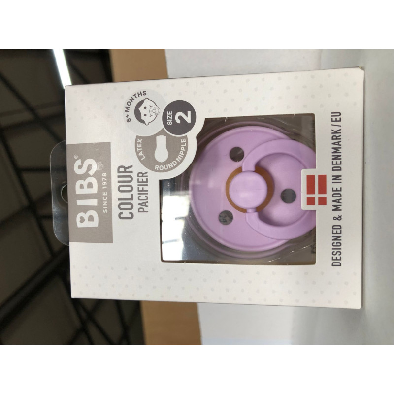 Пустушка Bibs Colour Latex Violet sky розмір 2