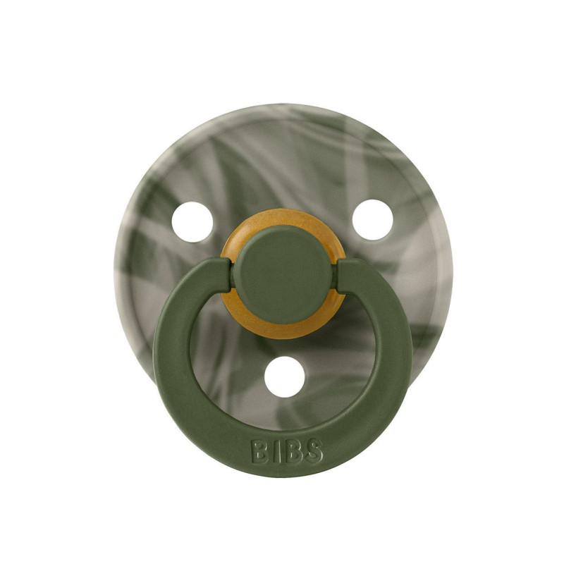 Пустушка Bibs Colour Latex Tie Dye Camo Hunter green/Sand розмір 2