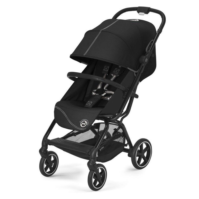 Коляска Cybex Easy S+2 moon black (з бампером)