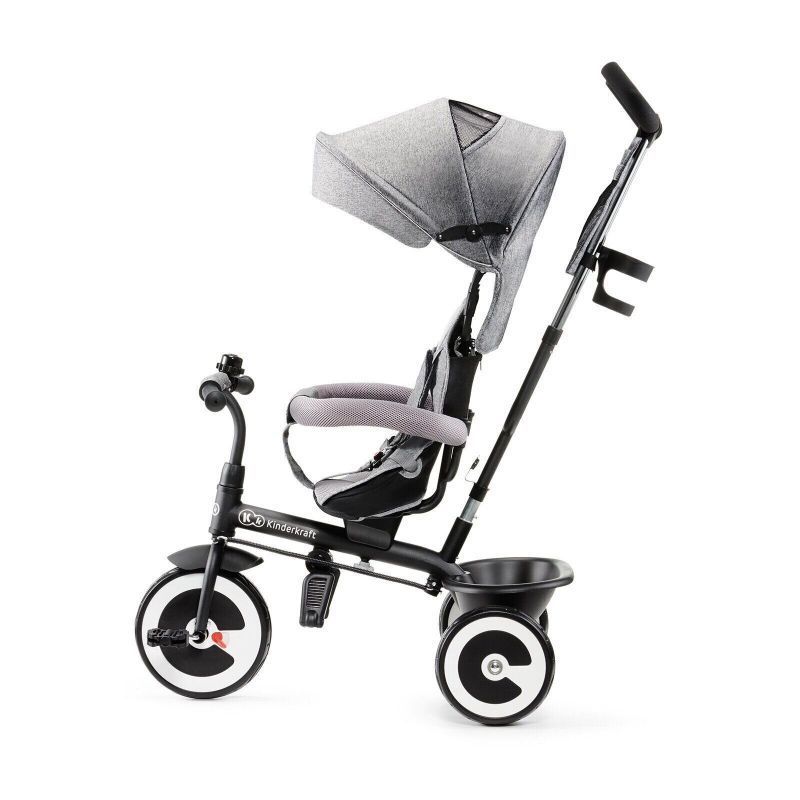 Триколісний велосипед Kinderkraft Aston Grey