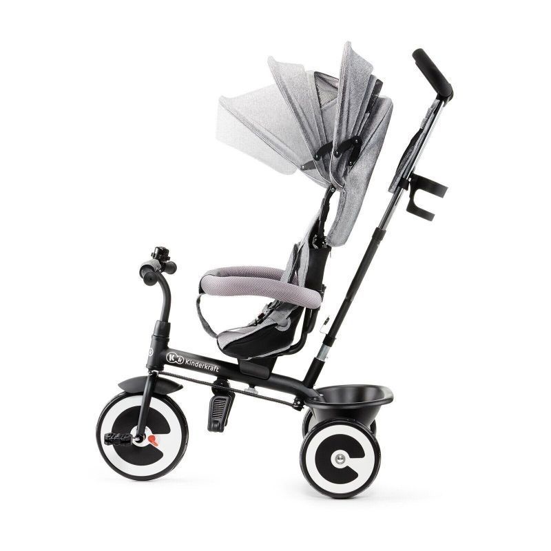 Триколісний велосипед Kinderkraft Aston Grey
