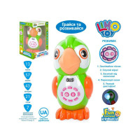 Інтерактивна іграшка LimoToys FT 0041 Аудіо-казки,папуга,сенс,навч, муз(УКР)