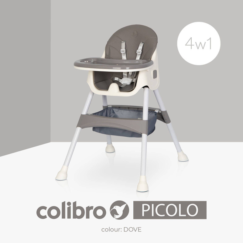 Стілець для годування Colibro Picolo CCP-11-10, Dove, сірий