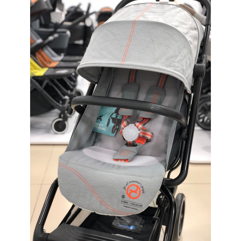Коляска Cybex Eezy S+2 Lava Grey (з бампером)
