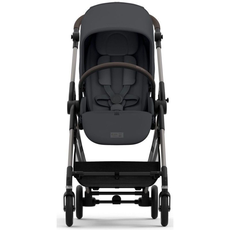 Коляска Cybex Melio Monument Grey (з бампером)