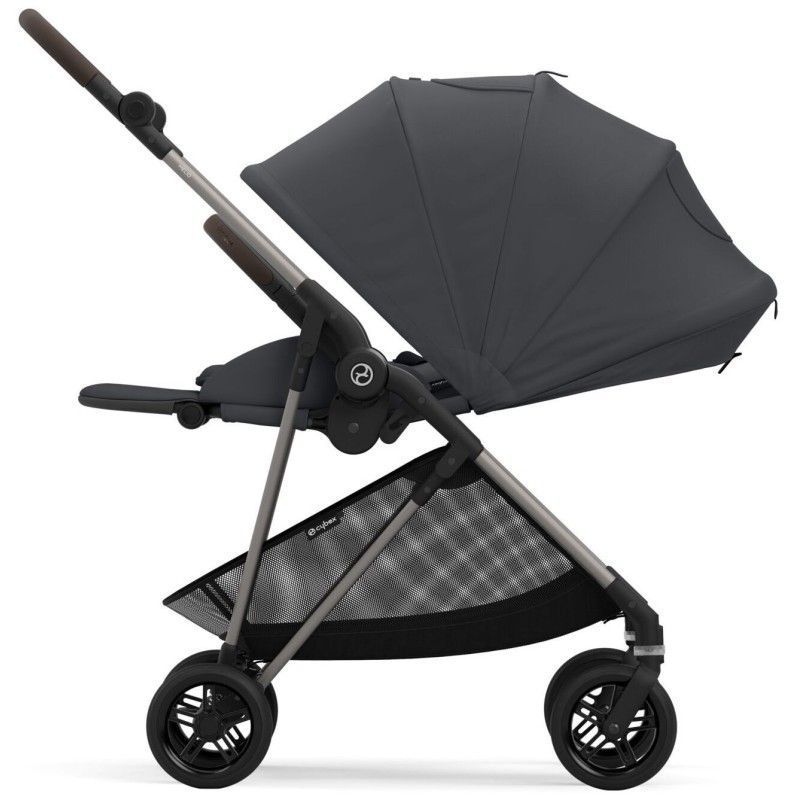 Коляска Cybex Melio Monument Grey (з бампером)