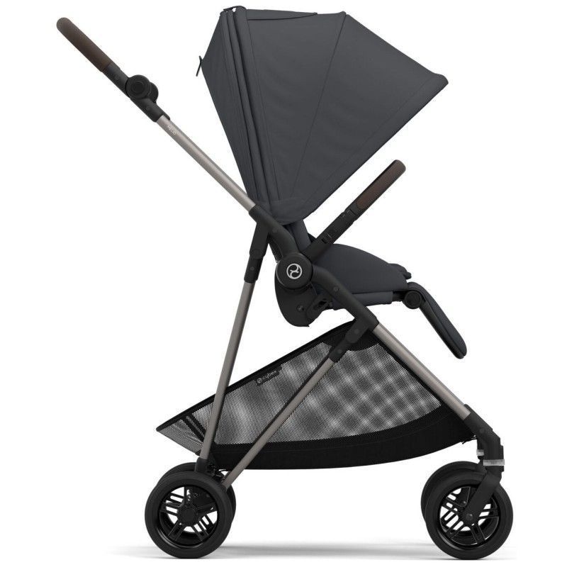 Коляска Cybex Melio Monument Grey (з бампером)
