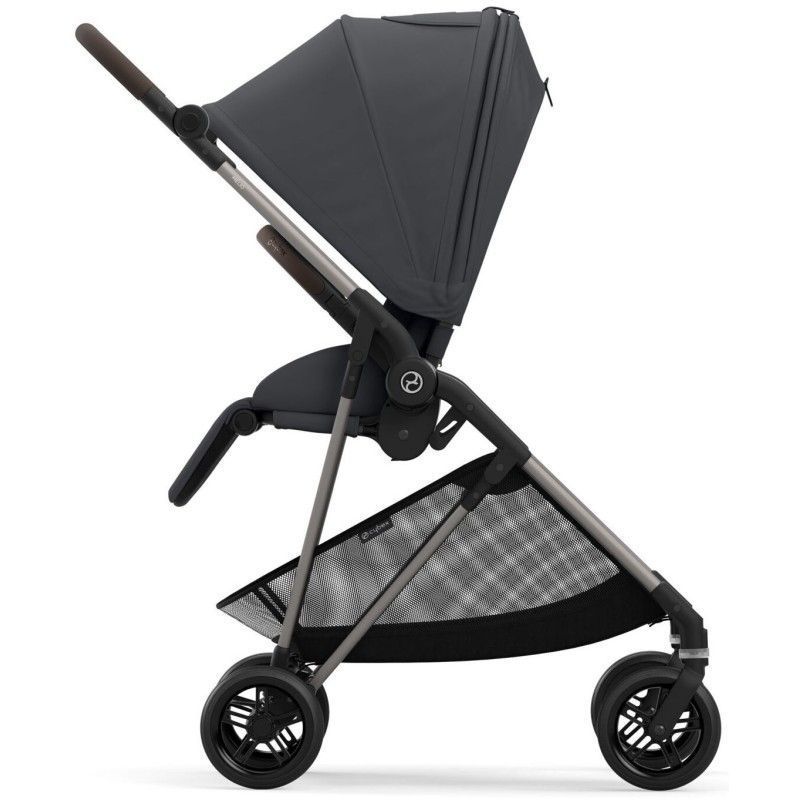 Коляска Cybex Melio Monument Grey (з бампером)