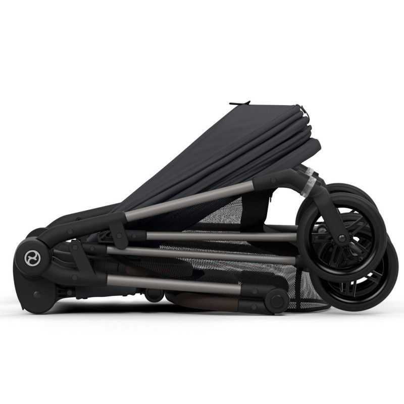 Коляска Cybex Melio Monument Grey (з бампером)