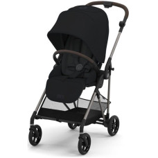 Коляска Cybex Melio Moon Black (з бампером)