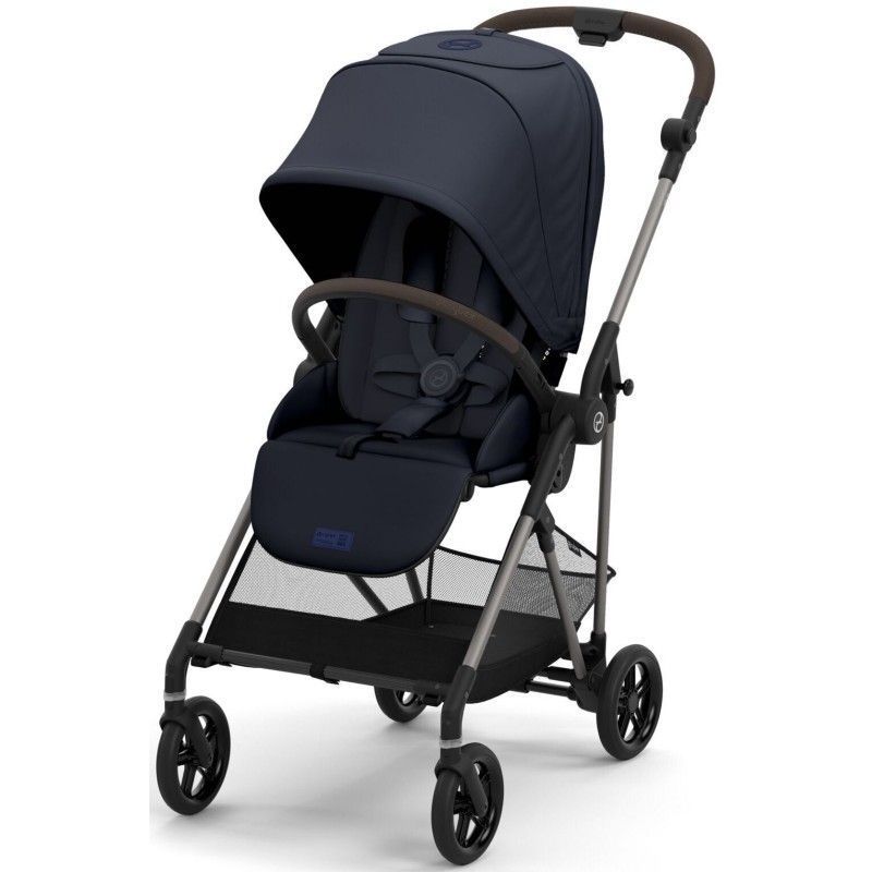 Коляска Cybex Melio Ocean Blue (з бампером)