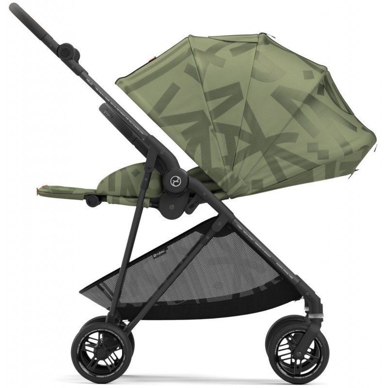 Коляска Cybex Melio Olive Green (з бампером)