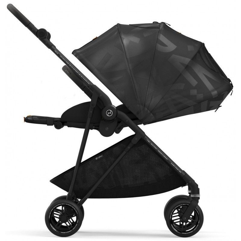 Коляска Cybex Melio Real Black (з бампером)