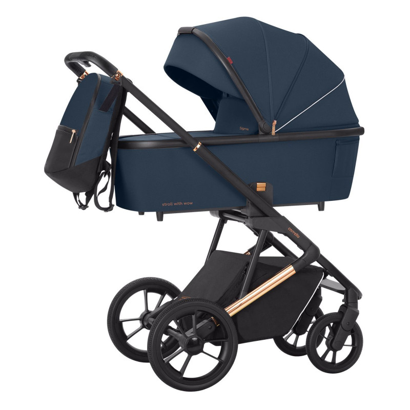 Коляска універсальна CARRELLO Sigma CRL-6509 (2in1) Navy Blue /1/