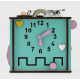 Куб бірюзовий 15х15х15 см