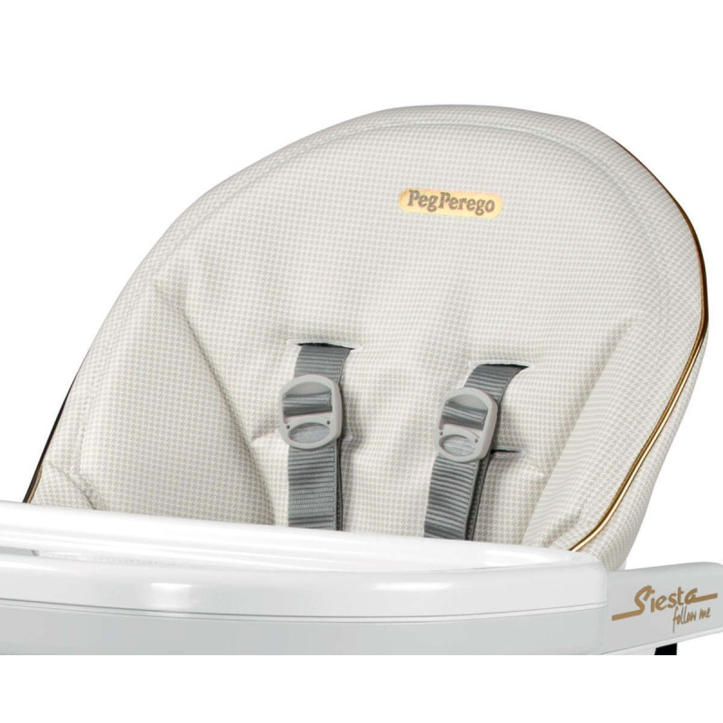 Стілець Peg Perego Siesta Follow Me Lucent (вишуканий шотландський білий)