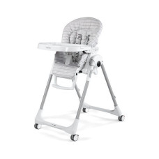 Стілець Peg Perego Prima Pappa Follow Me Linear Grey (смугасто-сіра)
