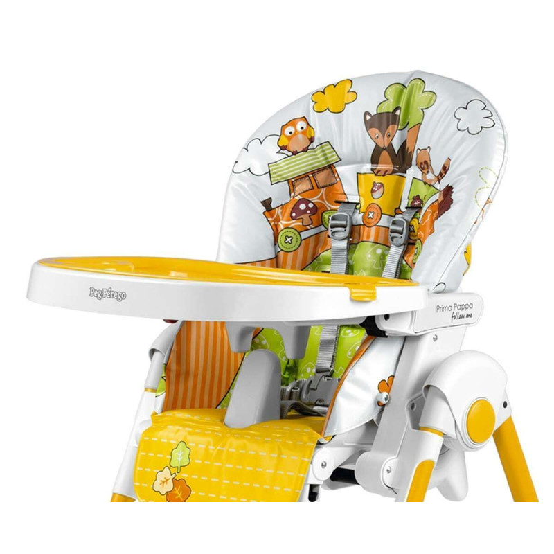 Стілець Peg Perego Prima Pappa Follow Me Fox & Friends (з малюнком)
